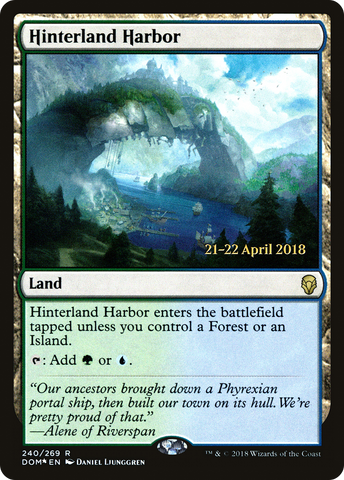 {R} Hinterland Harbor [Dominaria Prerelease Promos][PR DOM 240]