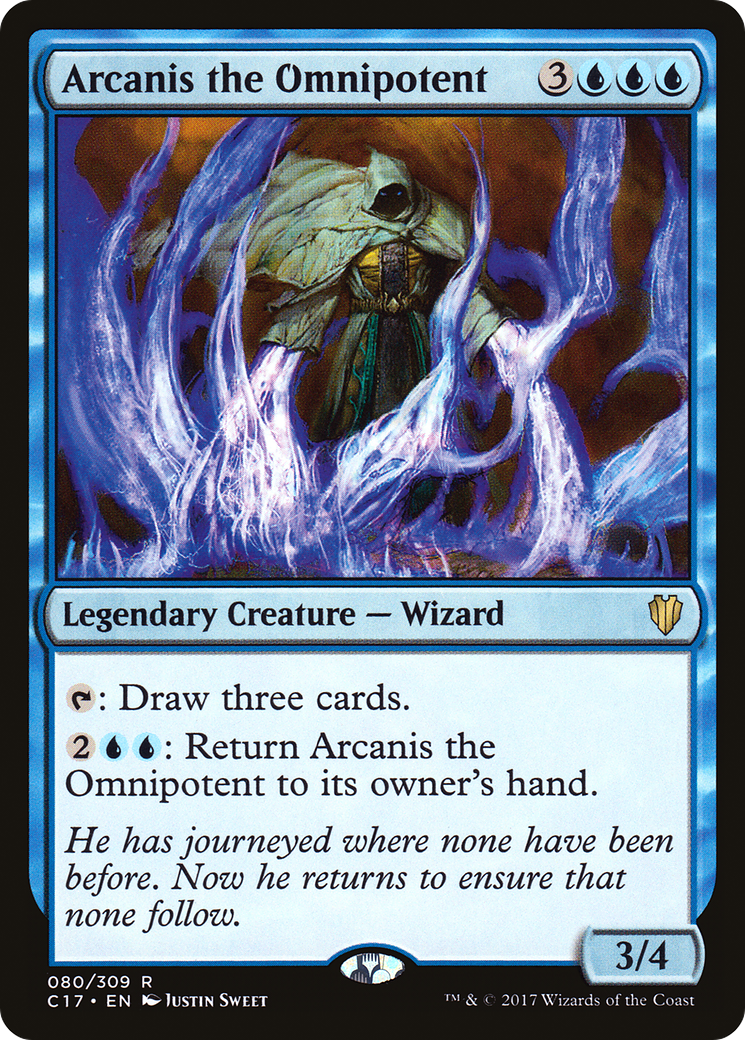 {R} Arcanis the Omnipotent [Commander 2017][C17 080]
