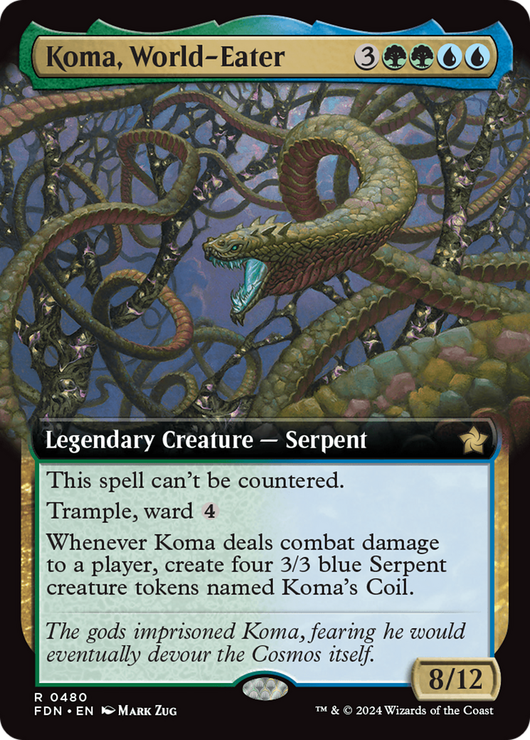 {@R} Koma, World-Eater (Extended Art) [Foundations][FDN 480]