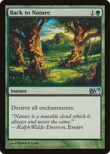 {C} Back to Nature [Magic 2011][M11 164]