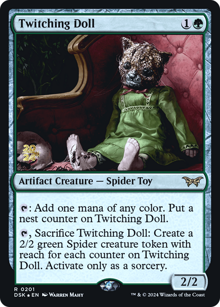 {@R} Twitching Doll [Duskmourn: House of Horror Prerelease Promos][PR DSK 201]