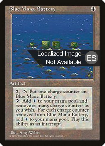 {F} Blue Mana Battery [Fourth Edition (Foreign Black Border)][FBB 4ED 300]