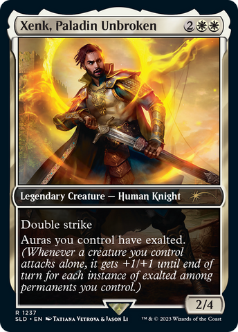 {R} Xenk, Paladin Unbroken [Secret Lair Drop Series][SLD 1237]