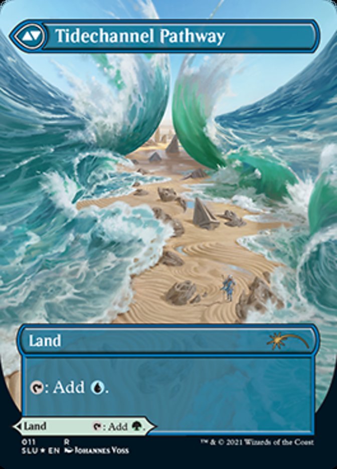 {R} Barkchannel Pathway // Tidechannel Pathway [Secret Lair: Ultimate Edition 2][SLU 011]