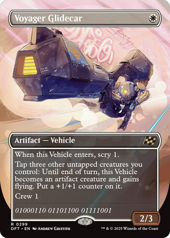 {@R} Voyager Glidecar (Borderless) [Aetherdrift][DFT 299]