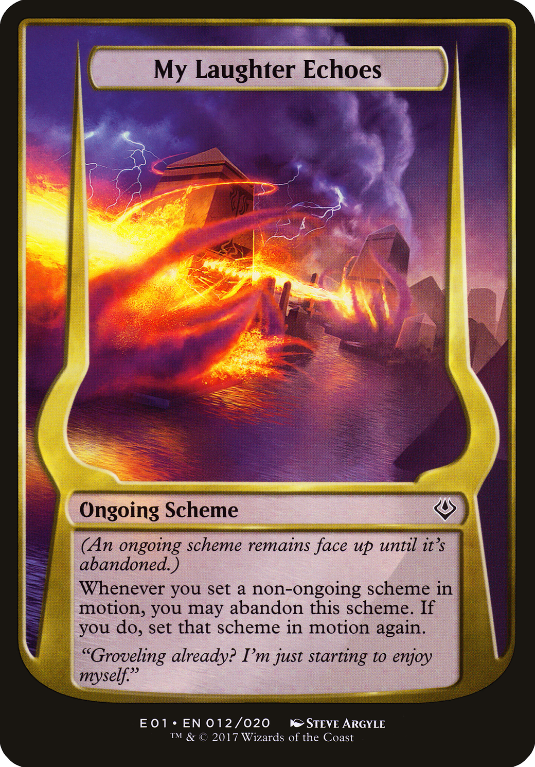 {O} My Laughter Echoes (Schemes) [Archenemy: Nicol Bolas Schemes][OVR E01 012]