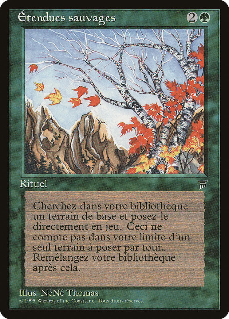 {C} Untamed Wilds (French) - "Etendues sauvages" [Renaissance][REN 163]