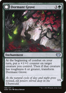 {C} Dormant Grove // Gnarled Grovestrider [Innistrad: Crimson Vow][VOW 198]