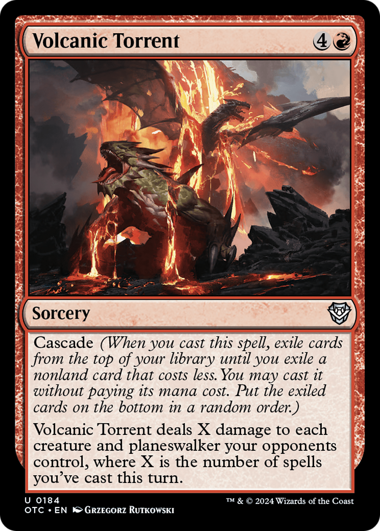 {C} Volcanic Torrent [Outlaws of Thunder Junction Commander][OTC 184]