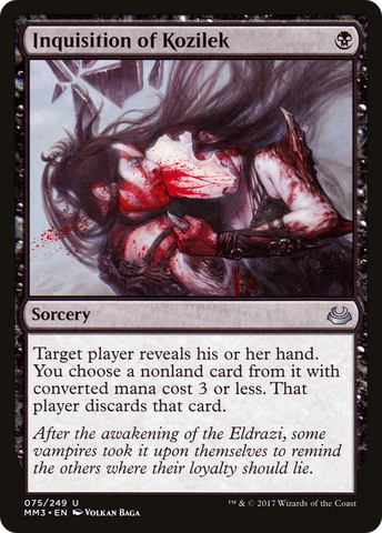 {C} Inquisition of Kozilek [Modern Masters 2017][MM3 075]