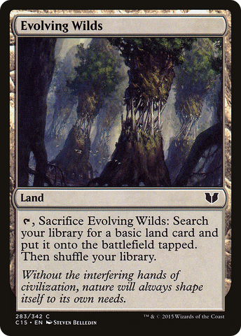 {C} Evolving Wilds [Commander 2015][C15 283]
