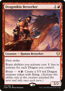 {R} Dragonkin Berserker [Kaldheim][KHM 131]