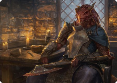 {A} Jaded Sell-Sword Art Card [Dungeons & Dragons: Adventures in the Forgotten Realms Art Series][AAFR 047]