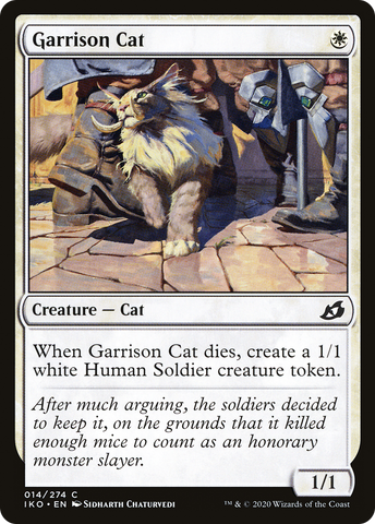 {C} Garrison Cat [Ikoria: Lair of Behemoths][IKO 014]