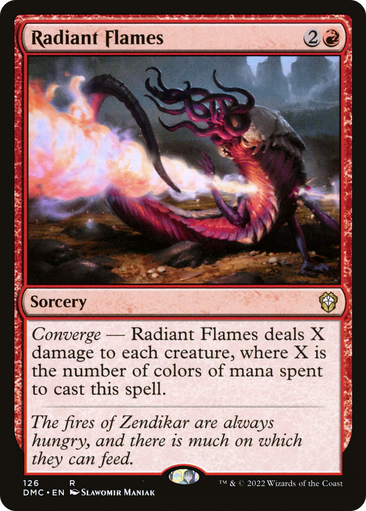 {R} Radiant Flames [Dominaria United Commander][DMC 126]
