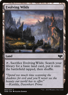 {C} Evolving Wilds [Innistrad: Crimson Vow][VOW 263]