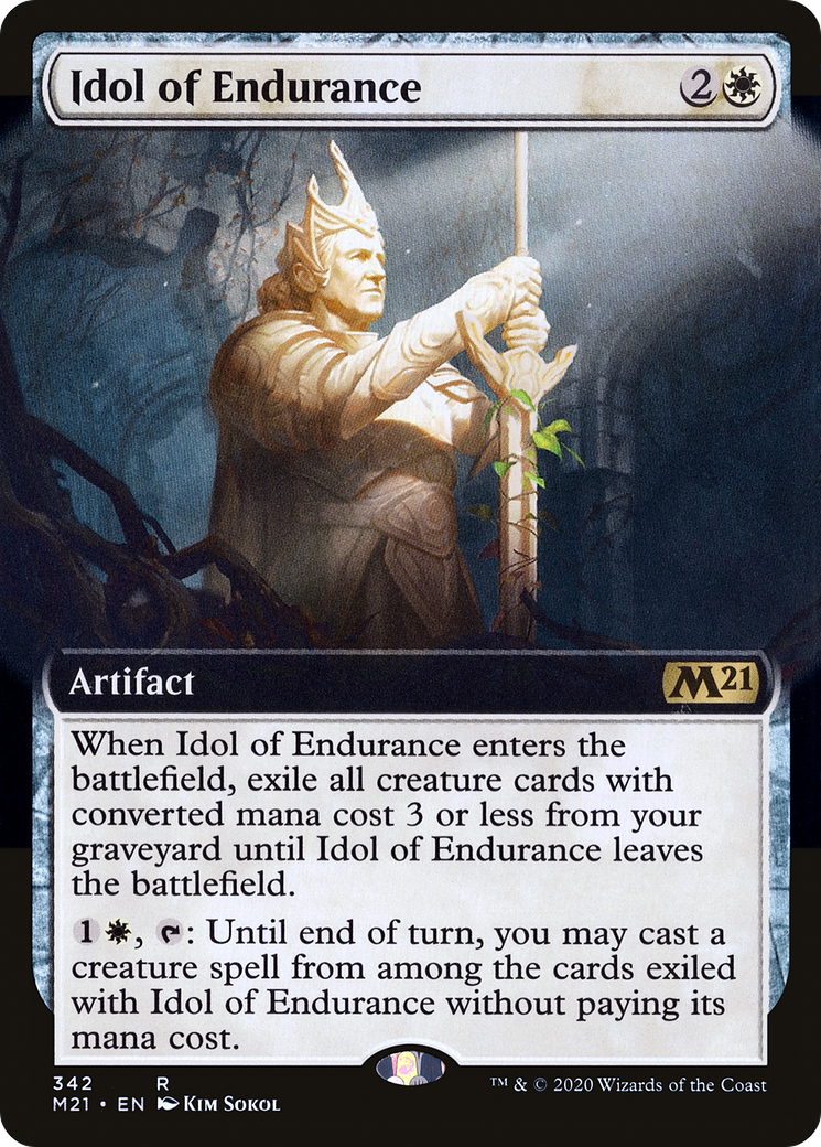 {R} Idol of Endurance (Extended Art) [Core Set 2021][M21 342]