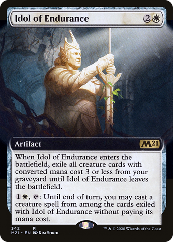 {R} Idol of Endurance (Extended Art) [Core Set 2021][M21 342]
