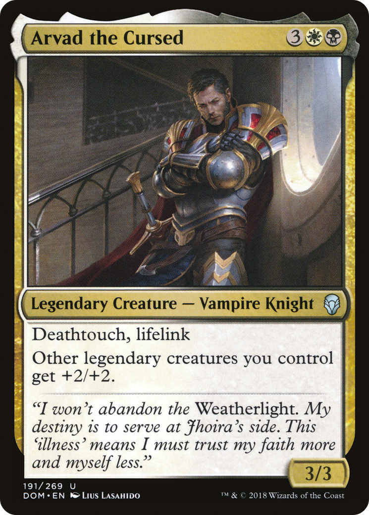 {C} Arvad the Cursed [Dominaria][DOM 191]