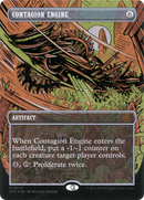 {R} Contagion Engine (Textured Foil) [Outlaws of Thunder Junction: Breaking News][OTP 078]