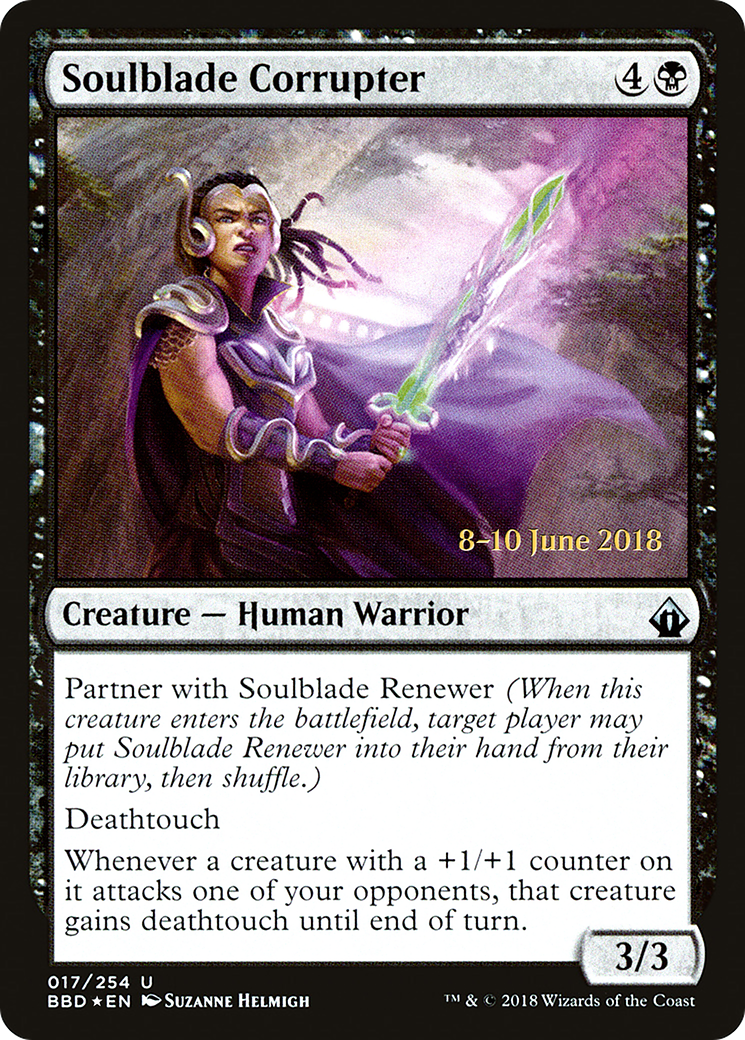 {C} Soulblade Corrupter [Battlebond Prerelease Promos][PR BBD 017] - Misty Mountain Games