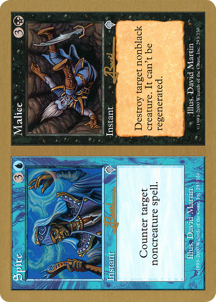 {C} Spite // Malice (Antoine Ruel) [World Championship Decks 2001][GB WC01 AR293]