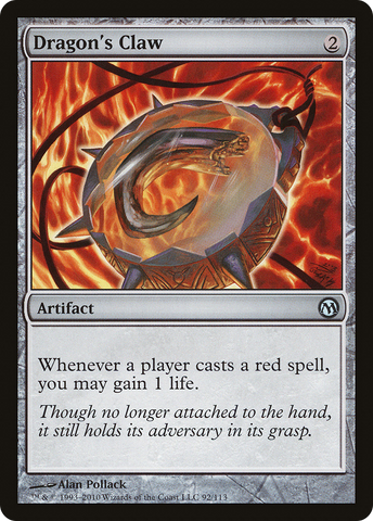 {C} Dragon's Claw [Duels of the Planeswalkers][DPA 092]