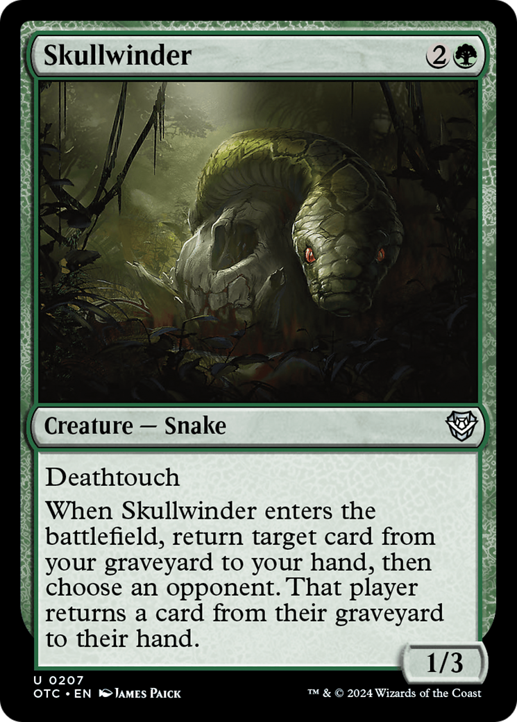 {C} Skullwinder [Outlaws of Thunder Junction Commander][OTC 207]
