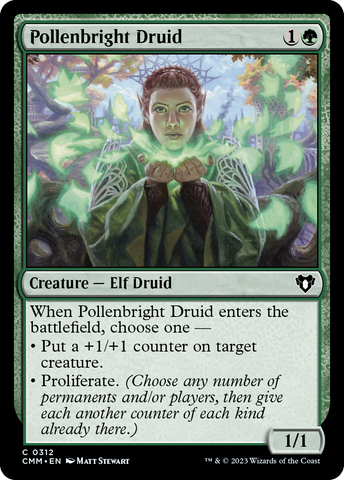 {C} Pollenbright Druid [Commander Masters][CMM 312]