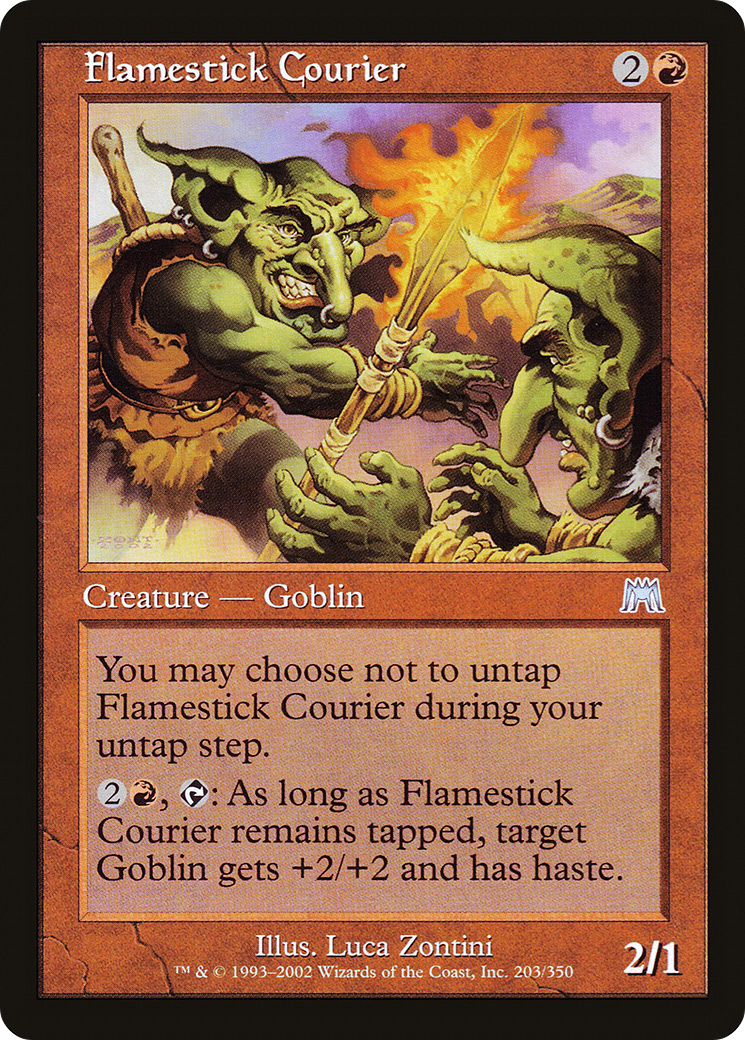{C} Flamestick Courier [Onslaught][ONS 203]