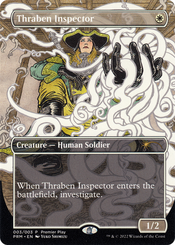 {R} Thraben Inspector (Borderless Alternate-Art) [Regional Championship Qualifiers 2022][RCQ 003]