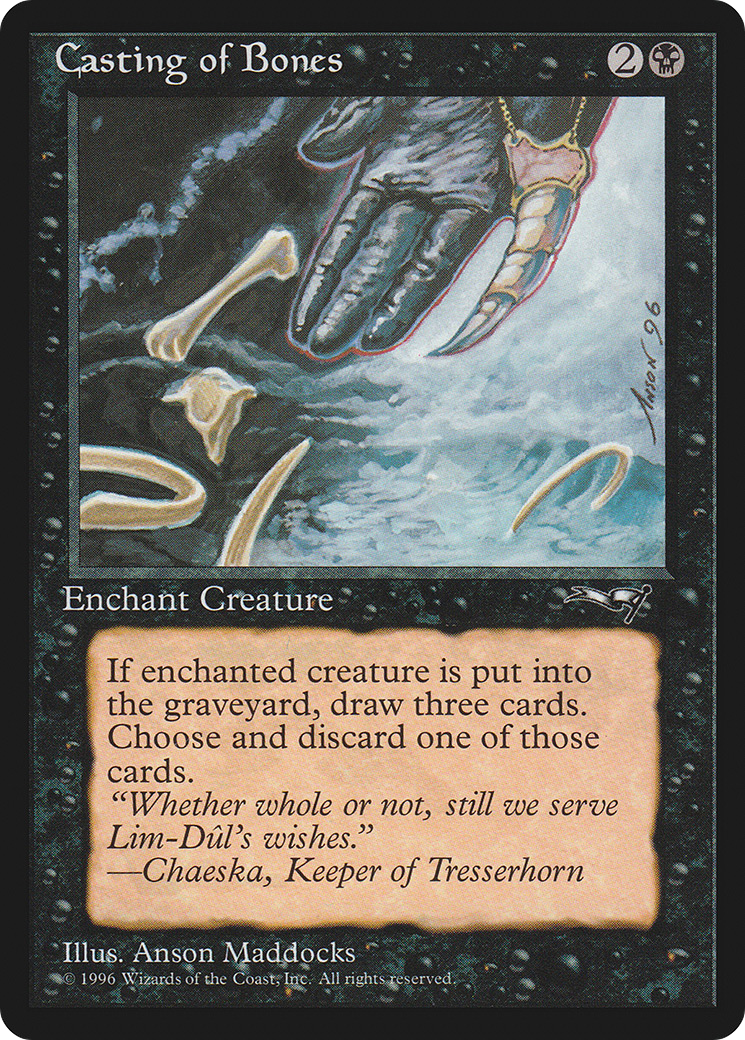 {C} Casting of Bones (Claw Art) [Alliances][ALL 44A]