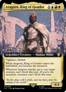 {R} Aragorn, King of Gondor (Extended Art) [The Lord of the Rings: Tales of Middle-Earth Commander][LTC 085]