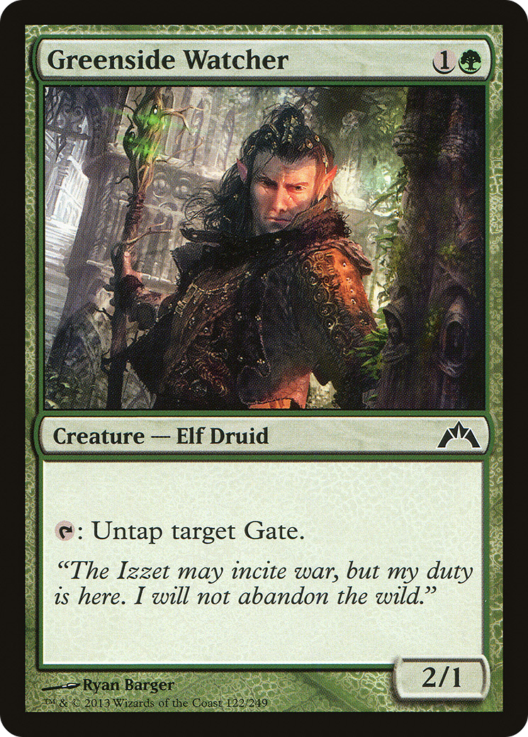 {C} Greenside Watcher [Gatecrash][GTC 122]