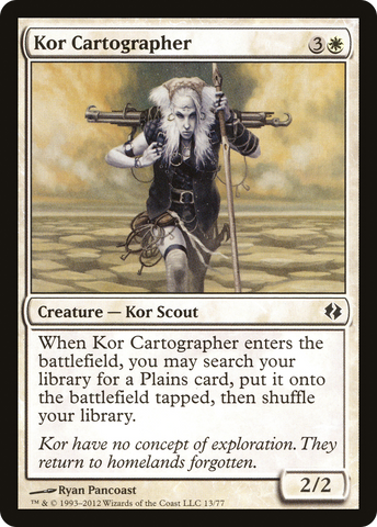 {C} Kor Cartographer [Duel Decks: Venser vs. Koth][DDI 013]
