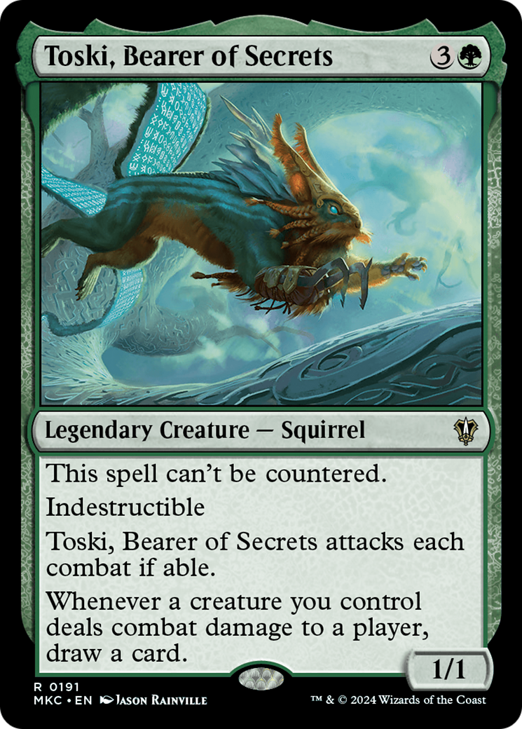 {R} Toski, Bearer of Secrets [Murders at Karlov Manor Commander][MKC 191]