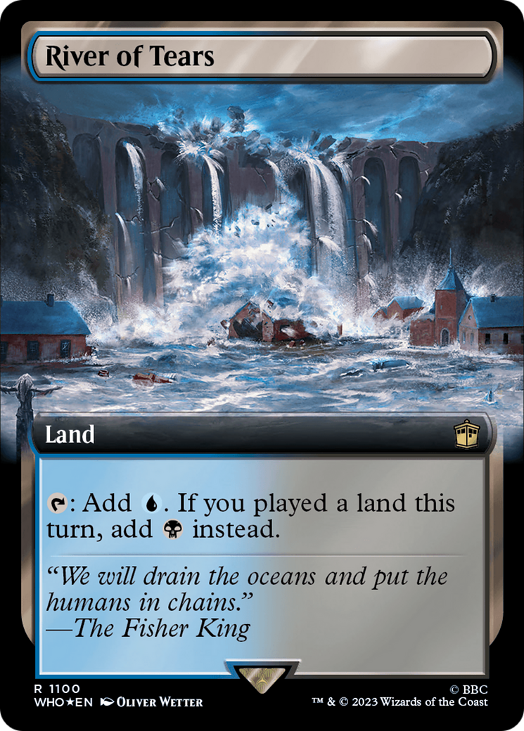 {R} River of Tears (Extended Art) (Surge Foil) [Doctor Who][WHO 1100]