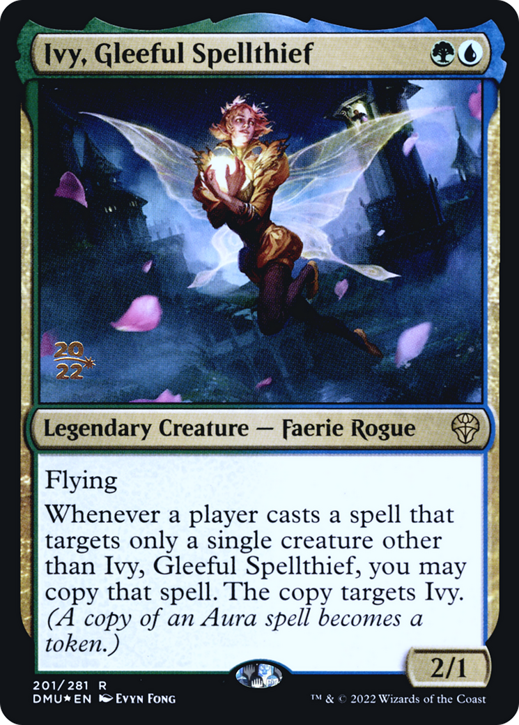 {R} Ivy, Gleeful Spellthief [Dominaria United Prerelease Promos][PR DMU 201]