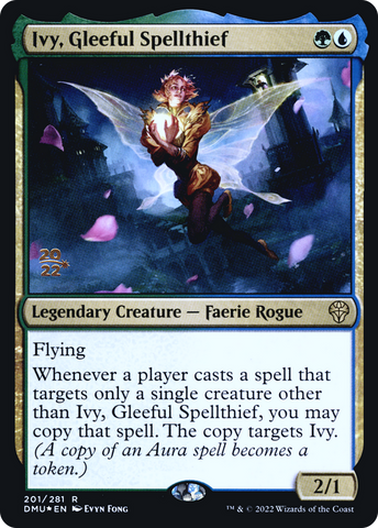 {R} Ivy, Gleeful Spellthief [Dominaria United Prerelease Promos][PR DMU 201]