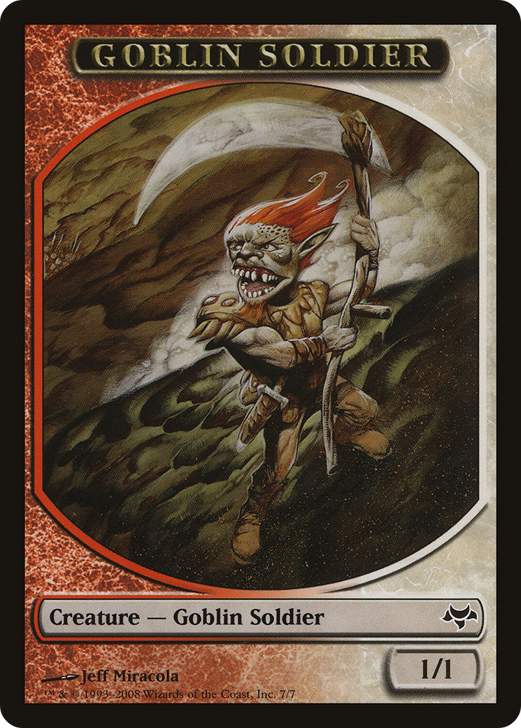 {T} Goblin Soldier Token [Eventide Tokens][TEVE 007]