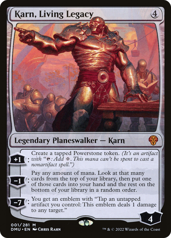 {R} Karn, Living Legacy [Dominaria United][DMU 001]