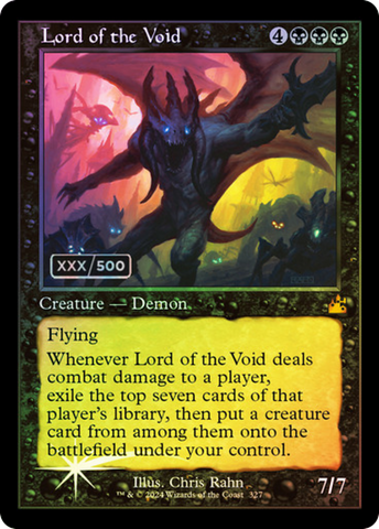 {R} Lord of the Void (Retro) (Serialized) [Ravnica Remastered][SR RVR 327]