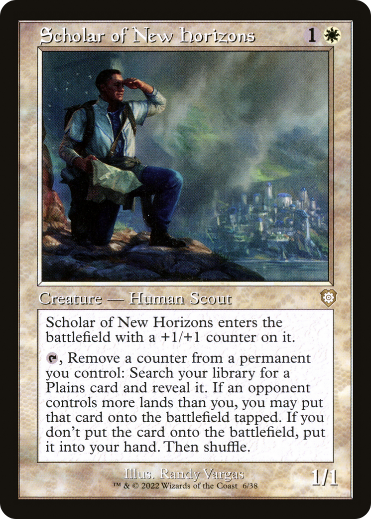 {R} Scholar of New Horizons (Retro) [The Brothers' War Commander][BRC 006]