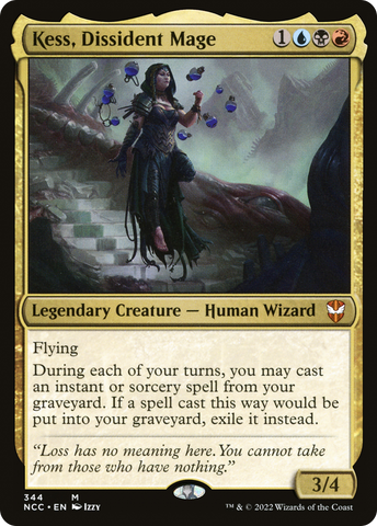 {R} Kess, Dissident Mage [Streets of New Capenna Commander][NCC 344]