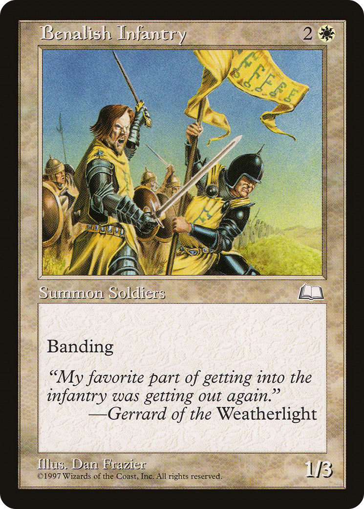 {C} Benalish Infantry [Weatherlight][WTH 008]