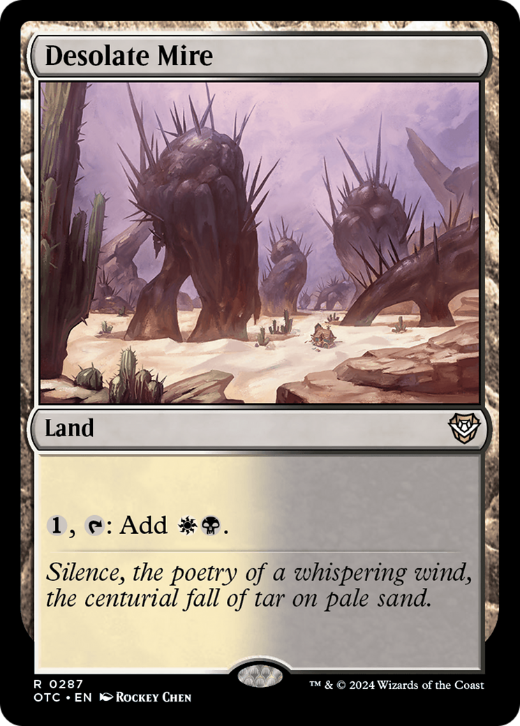 {R} Desolate Mire [Outlaws of Thunder Junction Commander][OTC 287]