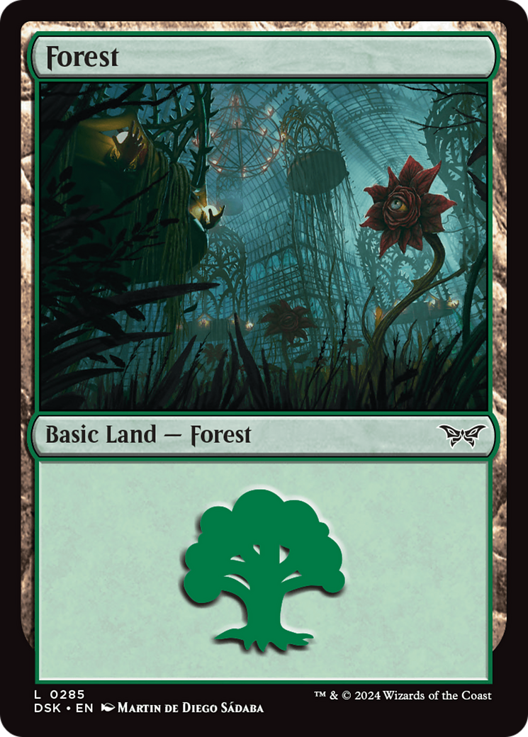 {@C} Forest (0285) [Duskmourn: House of Horror][DSK 285]