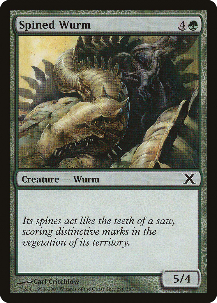 {C} Spined Wurm [Tenth Edition][10E 298]
