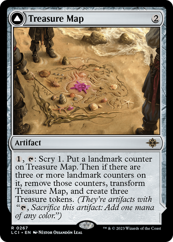 {@R} Treasure Map // Treasure Cove [The Lost Caverns of Ixalan][LCI 267]