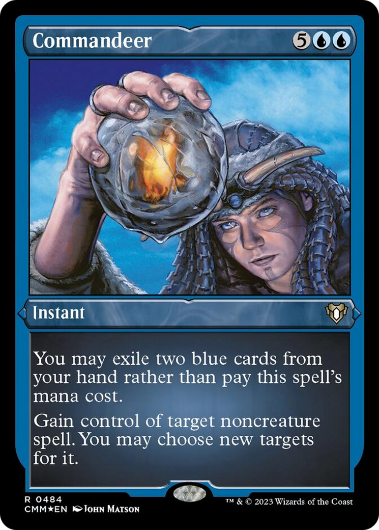 {R} Commandeer (Foil Etched) [Commander Masters][CMM 484]